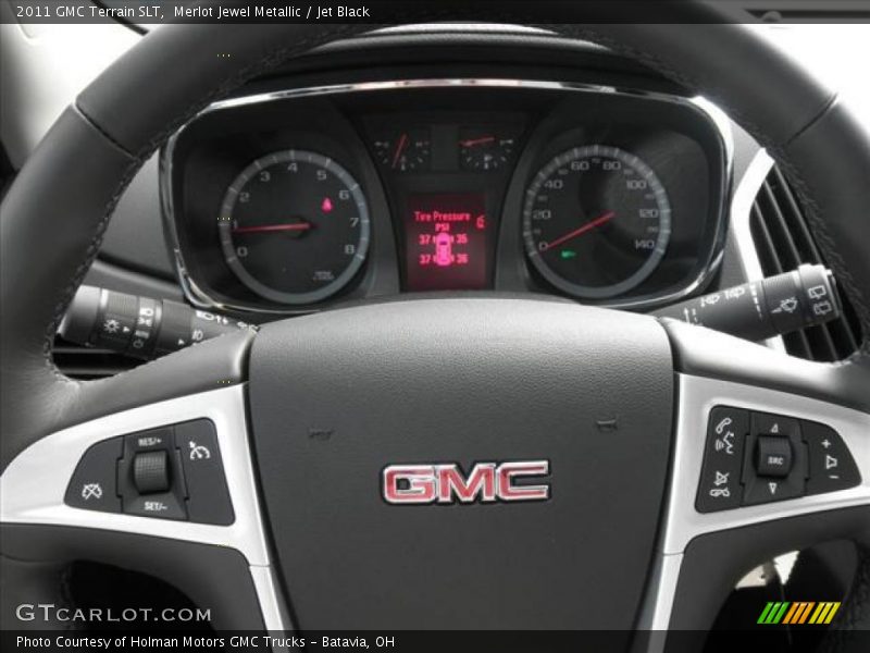 Merlot Jewel Metallic / Jet Black 2011 GMC Terrain SLT