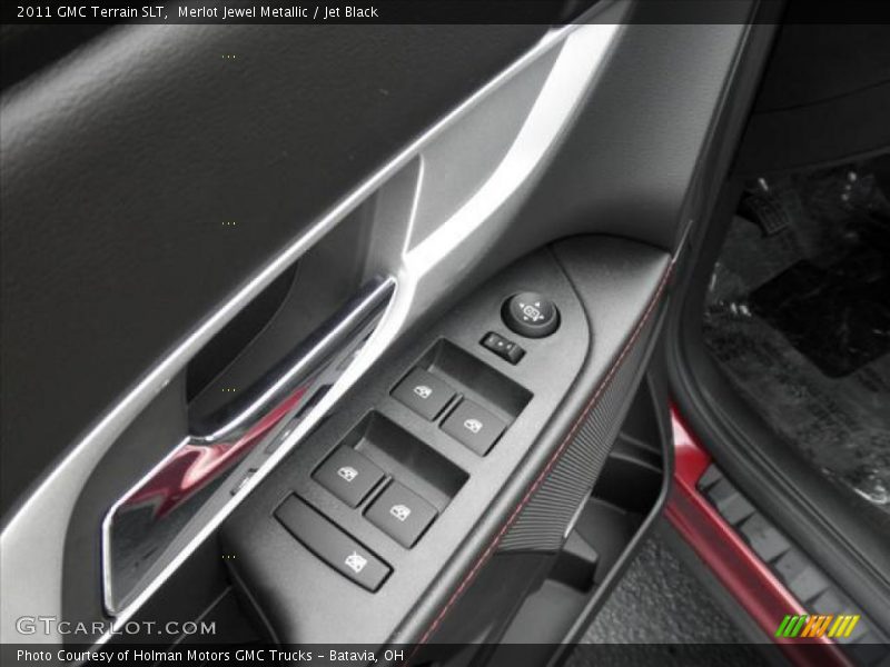 Merlot Jewel Metallic / Jet Black 2011 GMC Terrain SLT