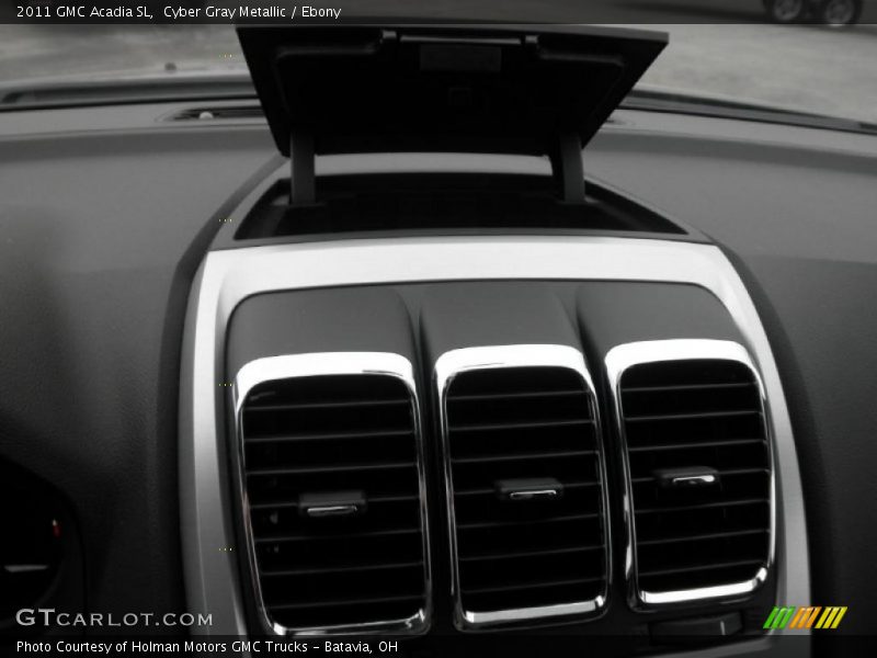 Cyber Gray Metallic / Ebony 2011 GMC Acadia SL