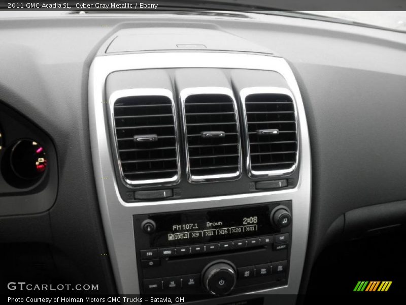 Cyber Gray Metallic / Ebony 2011 GMC Acadia SL