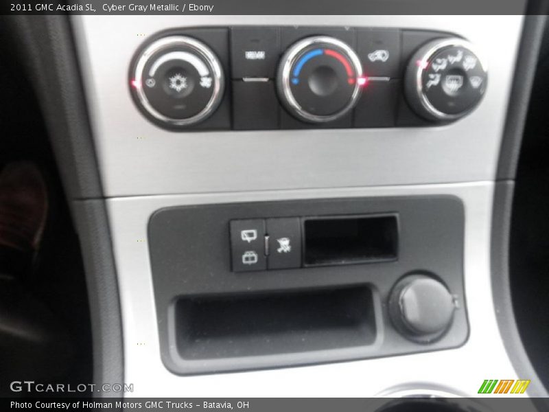 Cyber Gray Metallic / Ebony 2011 GMC Acadia SL