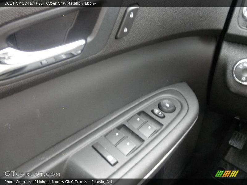 Cyber Gray Metallic / Ebony 2011 GMC Acadia SL