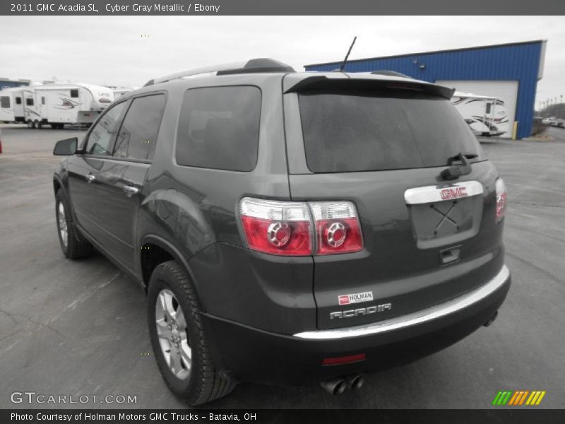 Cyber Gray Metallic / Ebony 2011 GMC Acadia SL