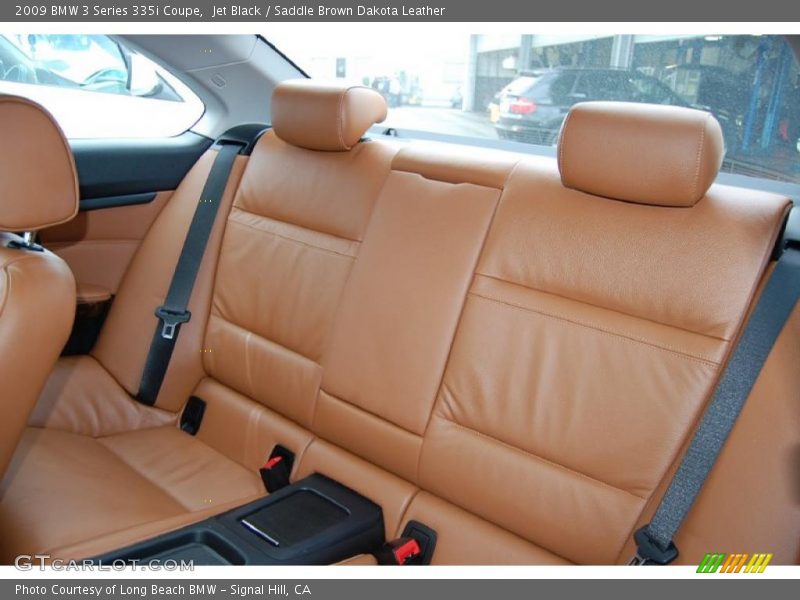 Jet Black / Saddle Brown Dakota Leather 2009 BMW 3 Series 335i Coupe