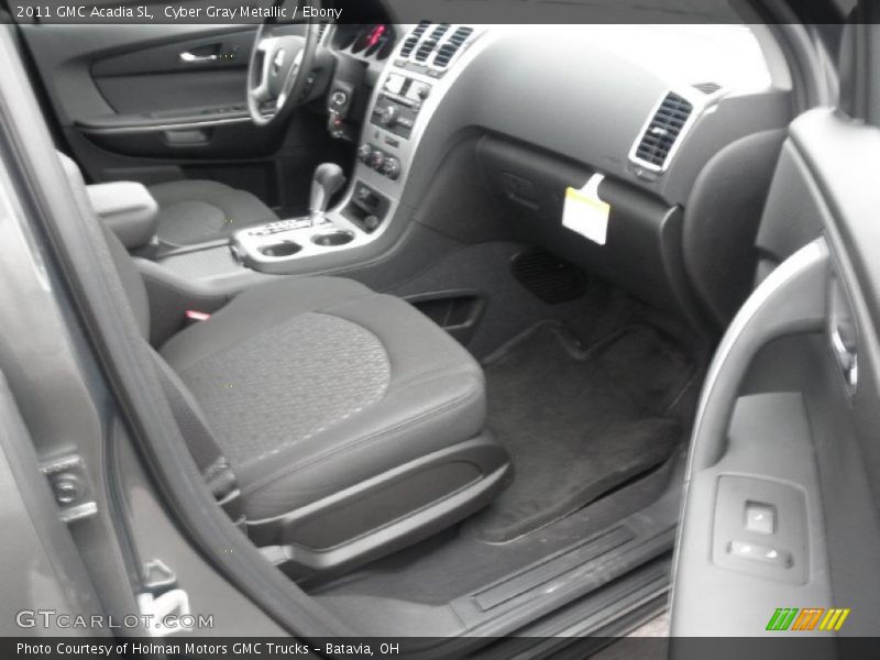 Cyber Gray Metallic / Ebony 2011 GMC Acadia SL