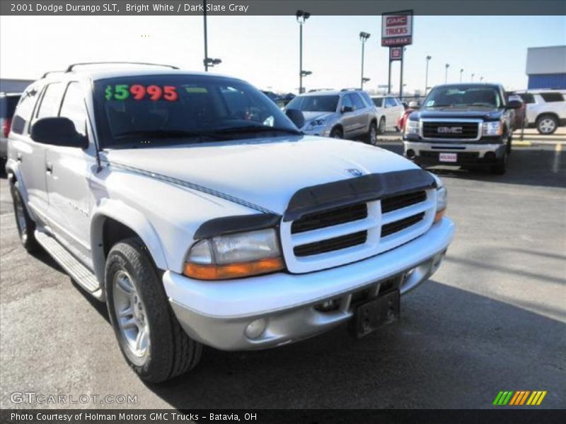 Bright White / Dark Slate Gray 2001 Dodge Durango SLT