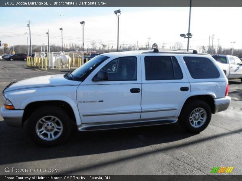 Bright White / Dark Slate Gray 2001 Dodge Durango SLT