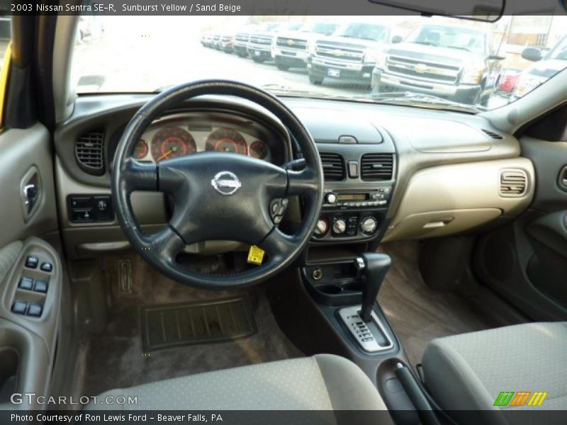  2003 Sentra SE-R Sand Beige Interior