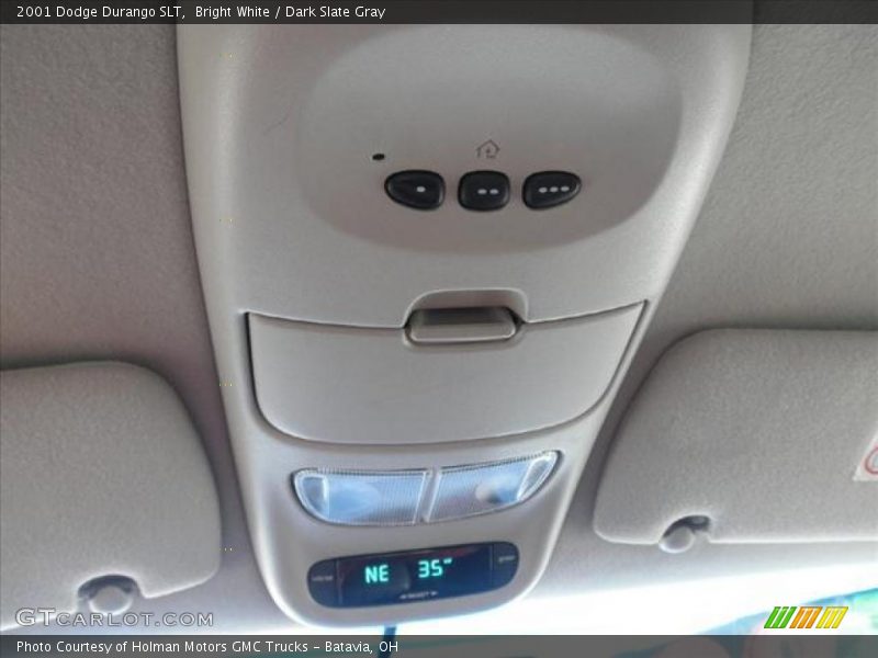 Bright White / Dark Slate Gray 2001 Dodge Durango SLT