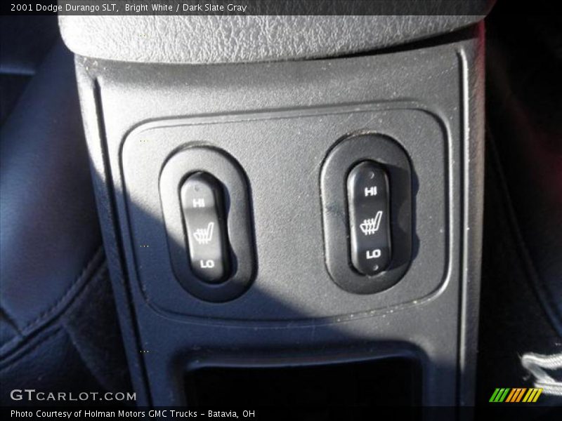 Bright White / Dark Slate Gray 2001 Dodge Durango SLT