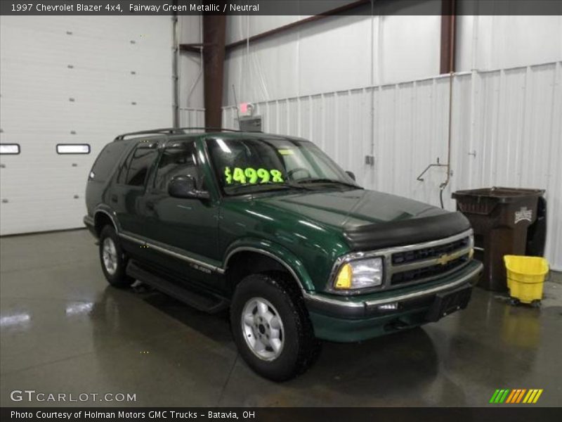 Fairway Green Metallic / Neutral 1997 Chevrolet Blazer 4x4