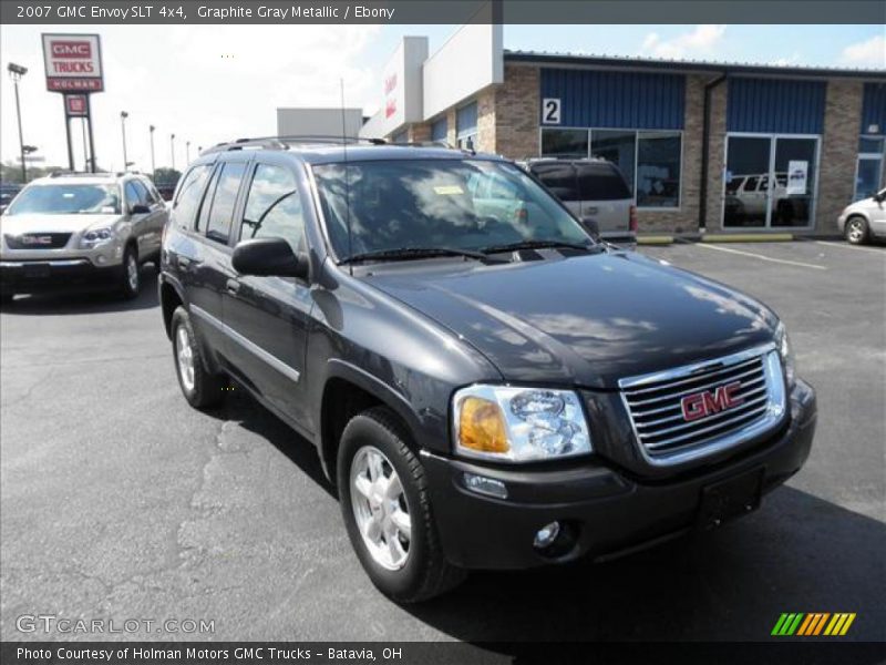 Graphite Gray Metallic / Ebony 2007 GMC Envoy SLT 4x4
