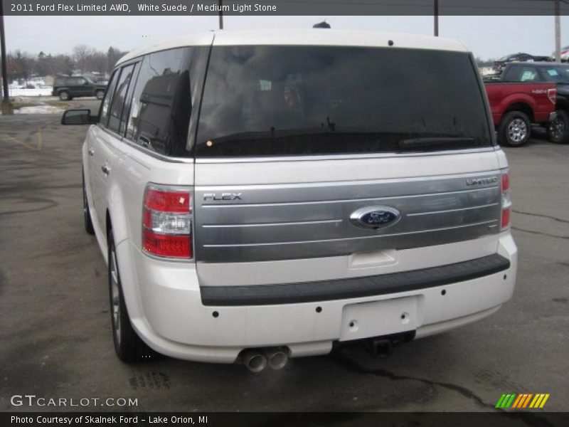 White Suede / Medium Light Stone 2011 Ford Flex Limited AWD