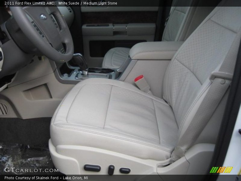 White Suede / Medium Light Stone 2011 Ford Flex Limited AWD