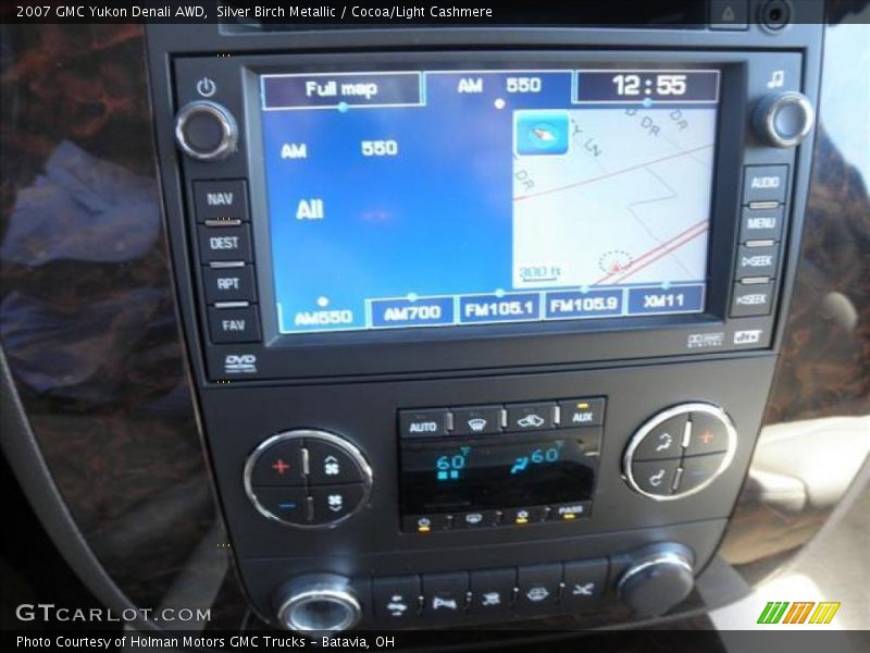 Silver Birch Metallic / Cocoa/Light Cashmere 2007 GMC Yukon Denali AWD