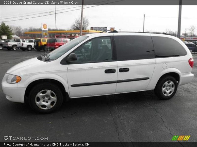 Stone White / Gray 2003 Dodge Grand Caravan SE