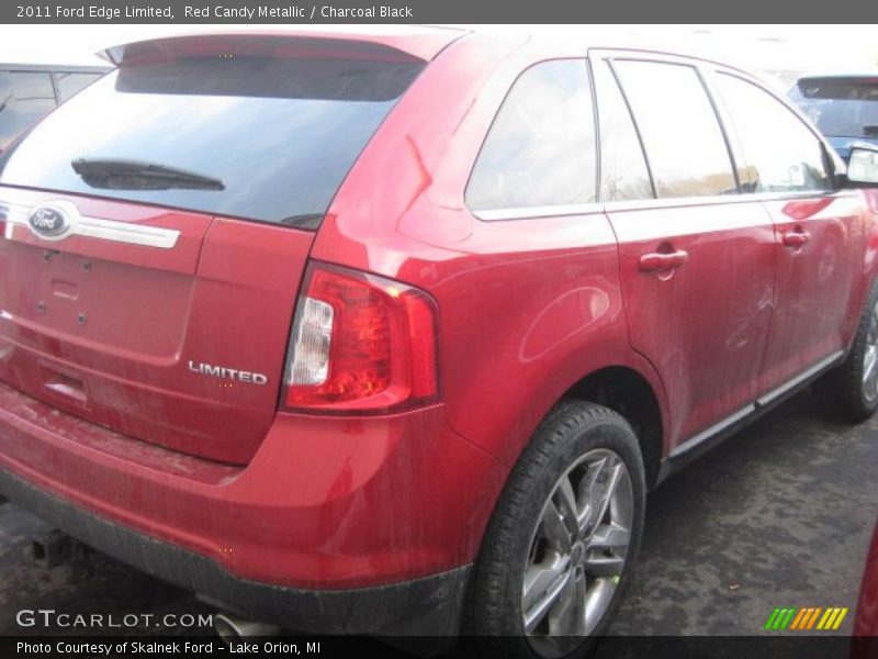 Red Candy Metallic / Charcoal Black 2011 Ford Edge Limited