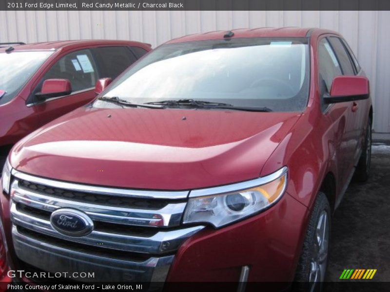 Red Candy Metallic / Charcoal Black 2011 Ford Edge Limited