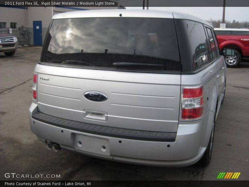 Ingot Silver Metallic / Medium Light Stone 2011 Ford Flex SE