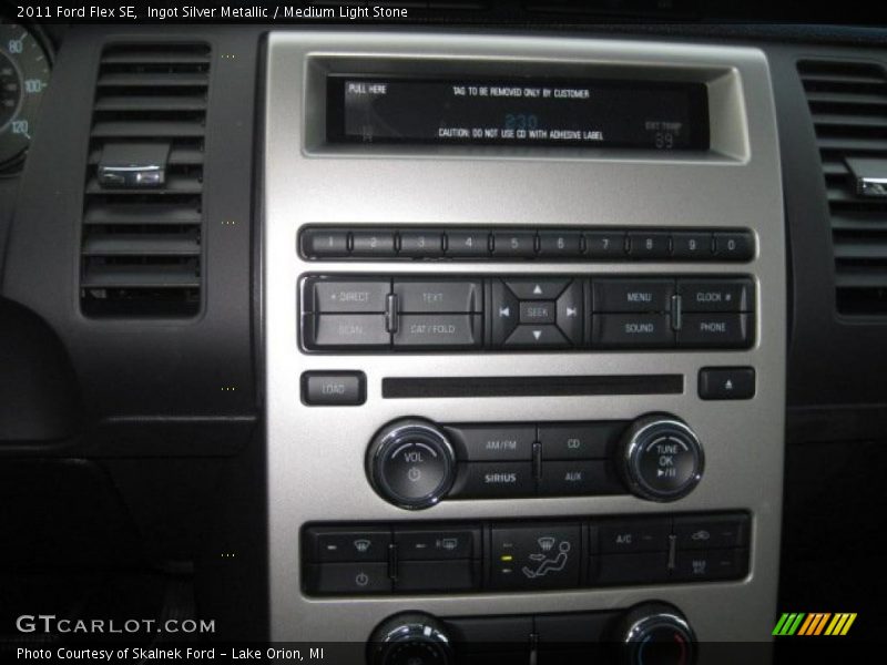 Controls of 2011 Flex SE