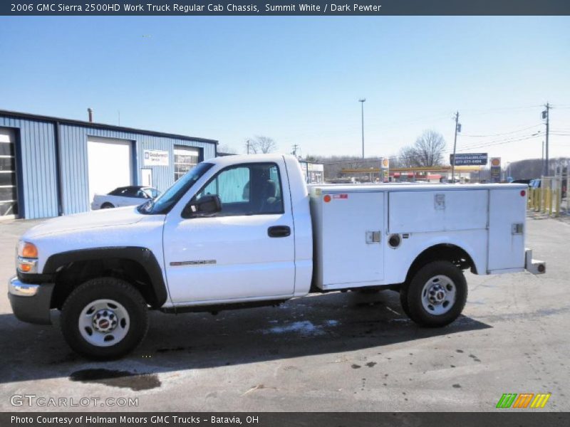 Summit White / Dark Pewter 2006 GMC Sierra 2500HD Work Truck Regular Cab Chassis