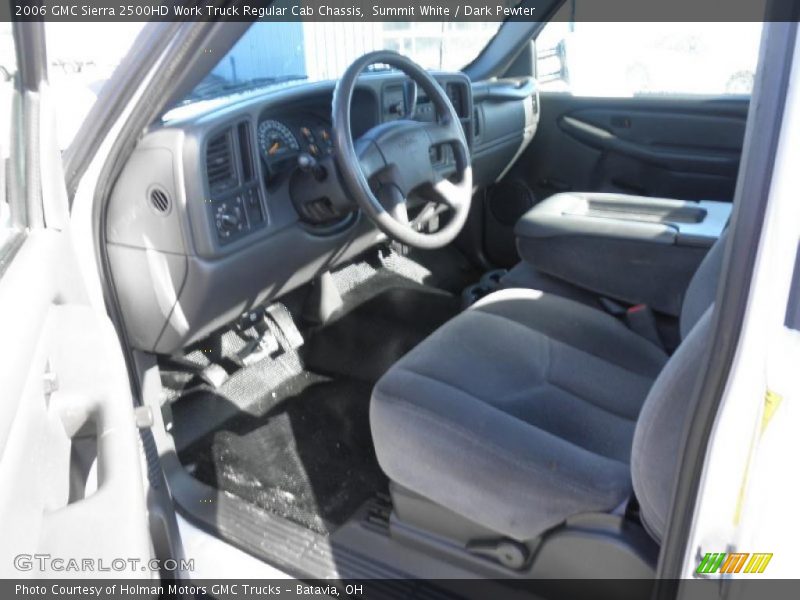 Summit White / Dark Pewter 2006 GMC Sierra 2500HD Work Truck Regular Cab Chassis