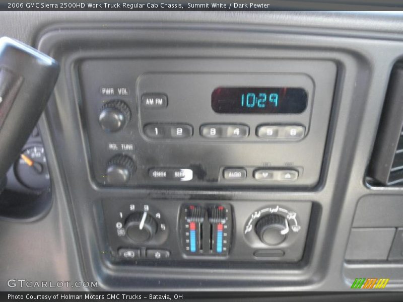 Summit White / Dark Pewter 2006 GMC Sierra 2500HD Work Truck Regular Cab Chassis