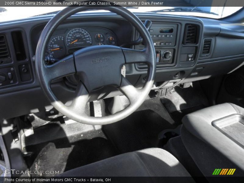 Summit White / Dark Pewter 2006 GMC Sierra 2500HD Work Truck Regular Cab Chassis