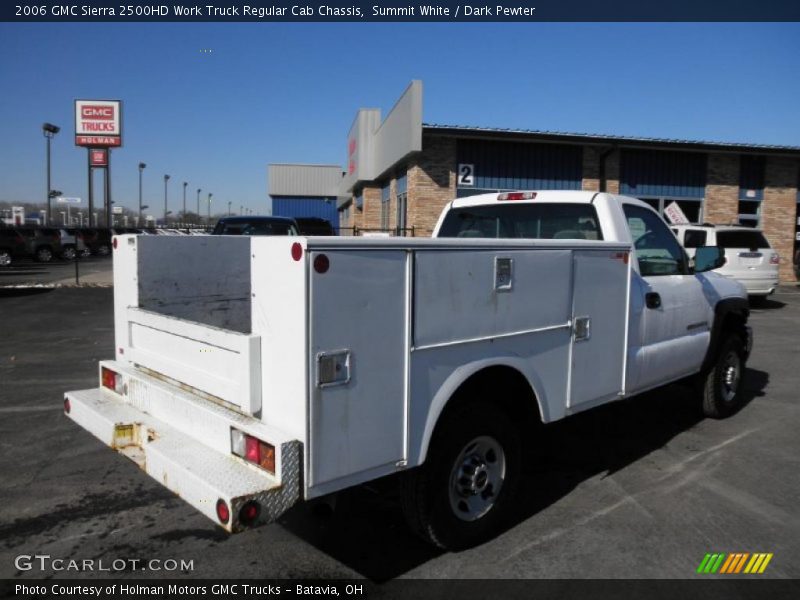 Summit White / Dark Pewter 2006 GMC Sierra 2500HD Work Truck Regular Cab Chassis