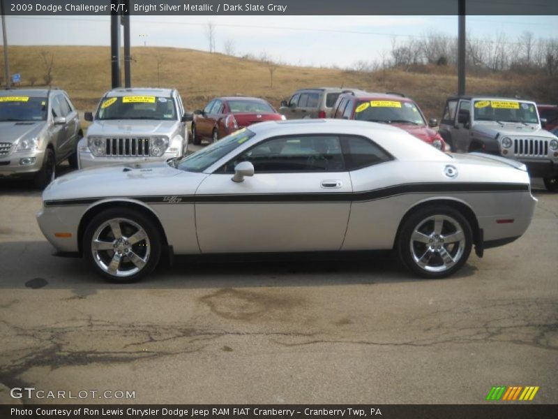 Bright Silver Metallic / Dark Slate Gray 2009 Dodge Challenger R/T