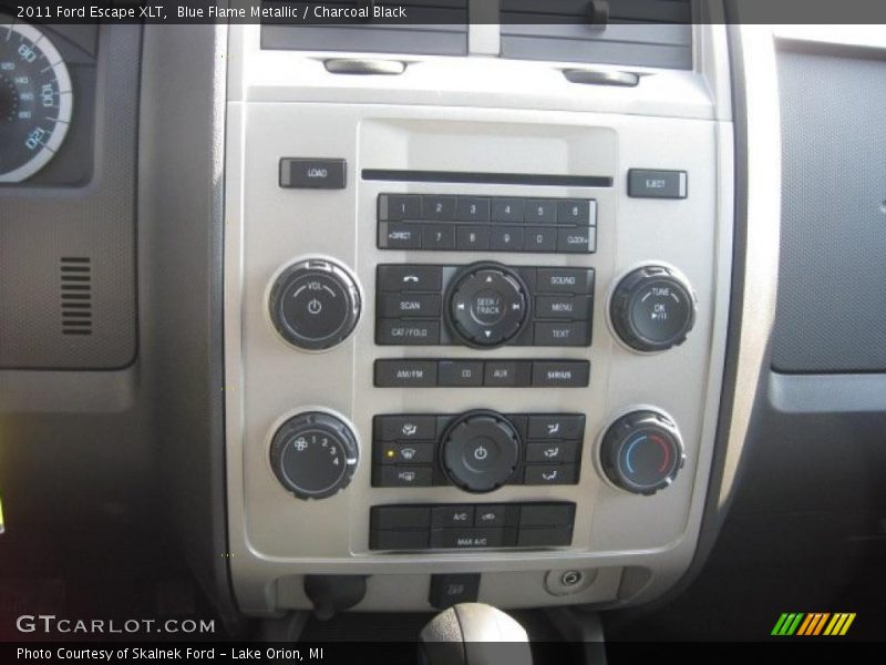 Blue Flame Metallic / Charcoal Black 2011 Ford Escape XLT