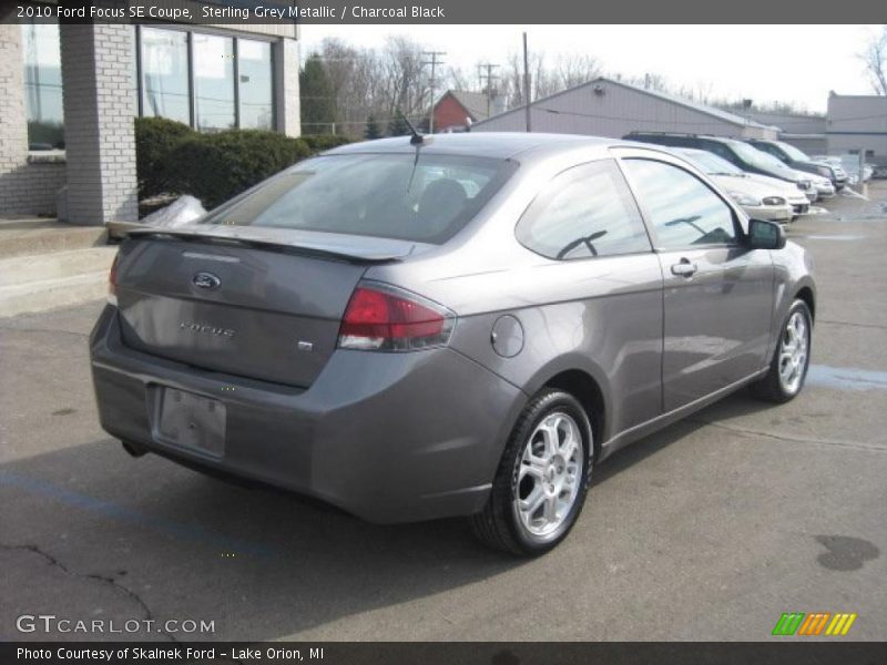 Sterling Grey Metallic / Charcoal Black 2010 Ford Focus SE Coupe