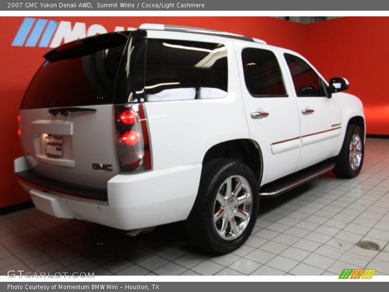 Summit White / Cocoa/Light Cashmere 2007 GMC Yukon Denali AWD