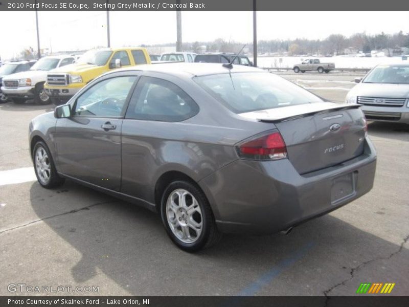 Sterling Grey Metallic / Charcoal Black 2010 Ford Focus SE Coupe