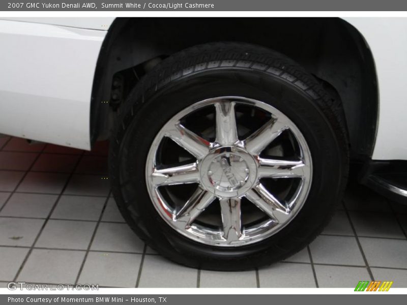 Summit White / Cocoa/Light Cashmere 2007 GMC Yukon Denali AWD