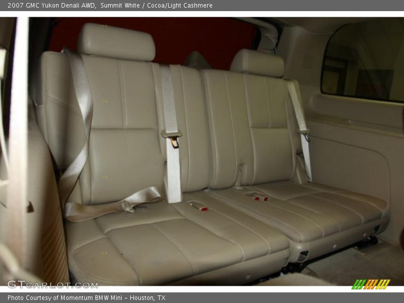 Summit White / Cocoa/Light Cashmere 2007 GMC Yukon Denali AWD
