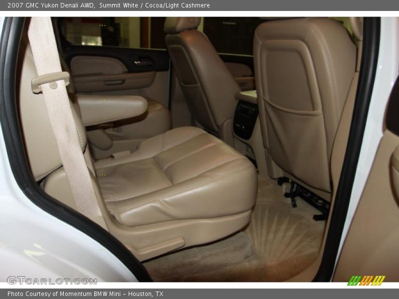 Summit White / Cocoa/Light Cashmere 2007 GMC Yukon Denali AWD