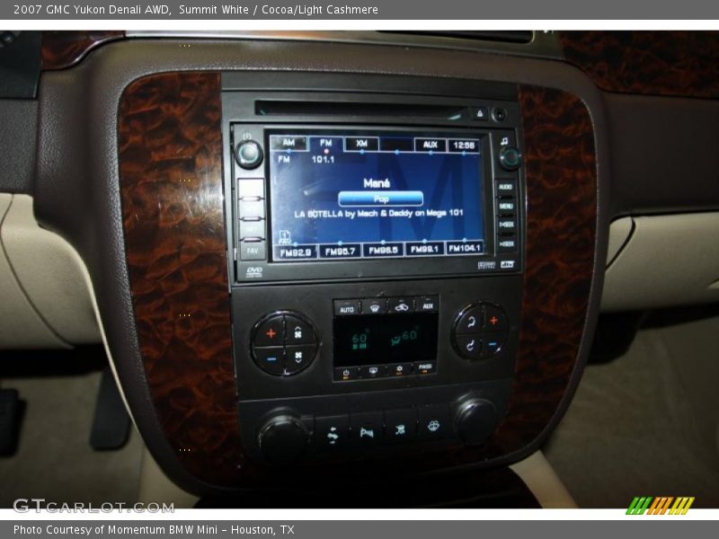 Summit White / Cocoa/Light Cashmere 2007 GMC Yukon Denali AWD