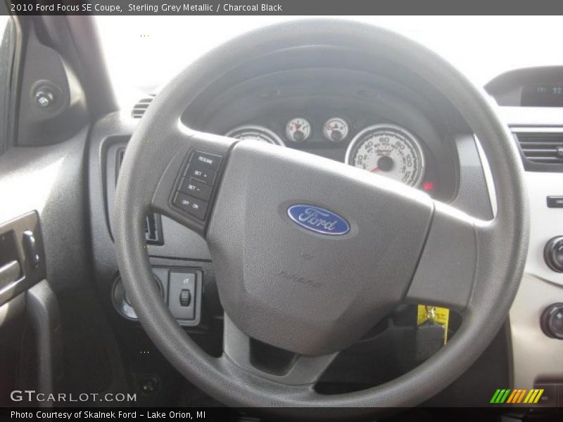 Sterling Grey Metallic / Charcoal Black 2010 Ford Focus SE Coupe