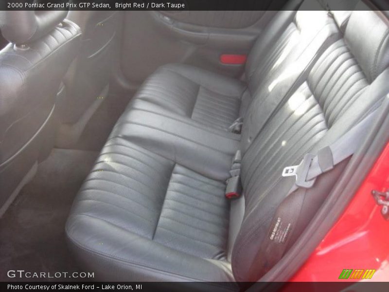 Bright Red / Dark Taupe 2000 Pontiac Grand Prix GTP Sedan