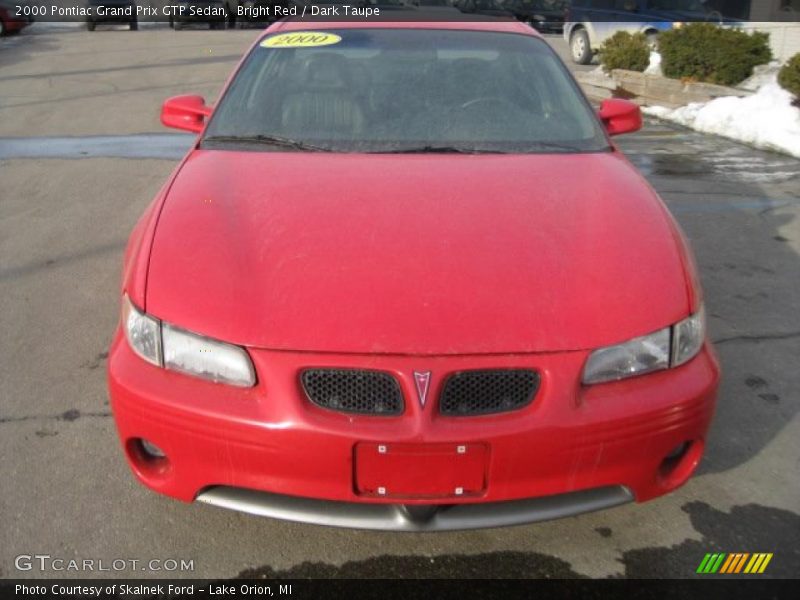 Bright Red / Dark Taupe 2000 Pontiac Grand Prix GTP Sedan