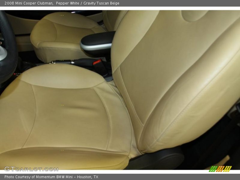 Pepper White / Gravity Tuscan Beige 2008 Mini Cooper Clubman