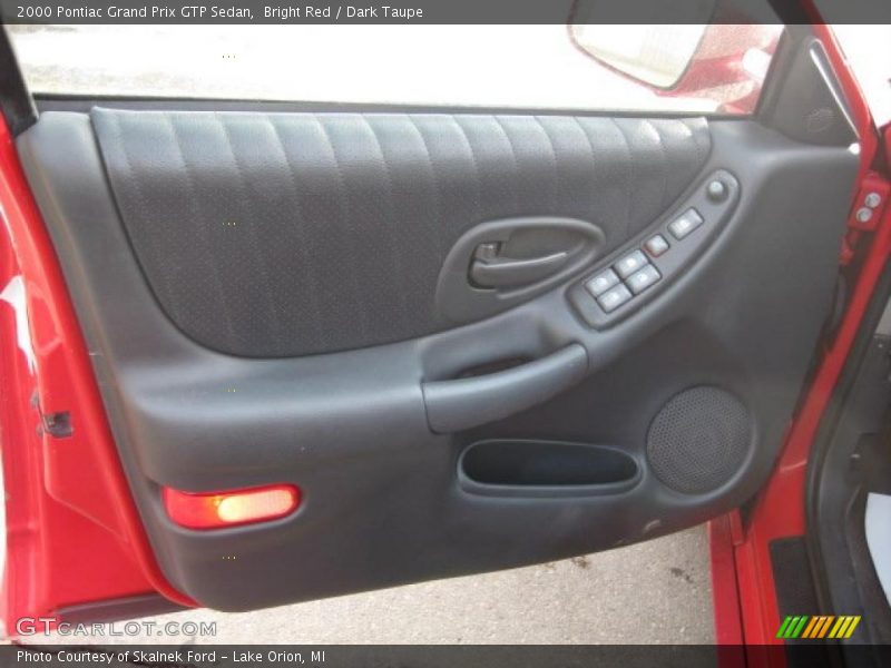 Bright Red / Dark Taupe 2000 Pontiac Grand Prix GTP Sedan