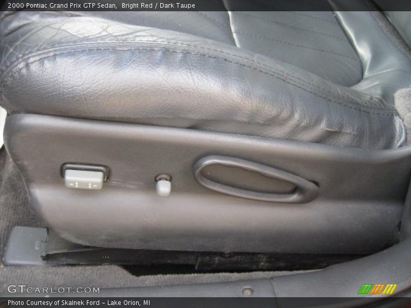 Bright Red / Dark Taupe 2000 Pontiac Grand Prix GTP Sedan