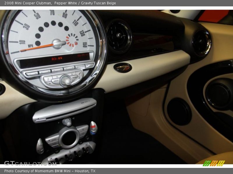 Pepper White / Gravity Tuscan Beige 2008 Mini Cooper Clubman