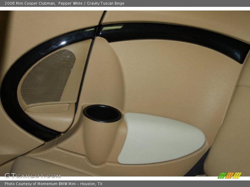 Pepper White / Gravity Tuscan Beige 2008 Mini Cooper Clubman