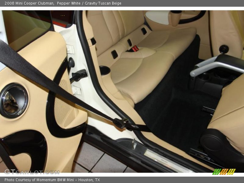 Pepper White / Gravity Tuscan Beige 2008 Mini Cooper Clubman
