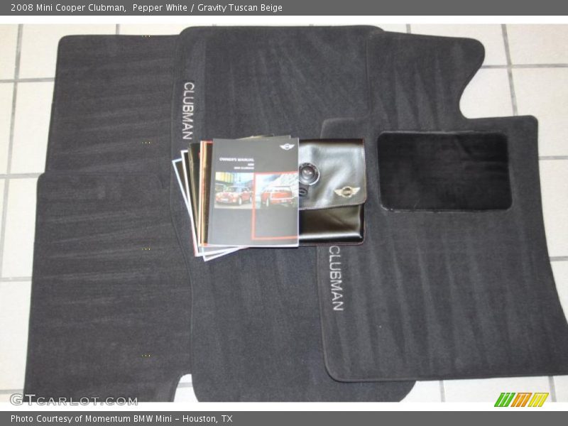 Pepper White / Gravity Tuscan Beige 2008 Mini Cooper Clubman