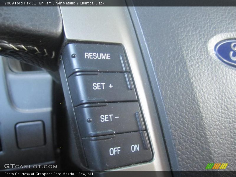 Brilliant Silver Metallic / Charcoal Black 2009 Ford Flex SE