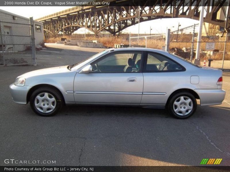 Vogue Silver Metallic / Dark Gray 2000 Honda Civic EX Coupe